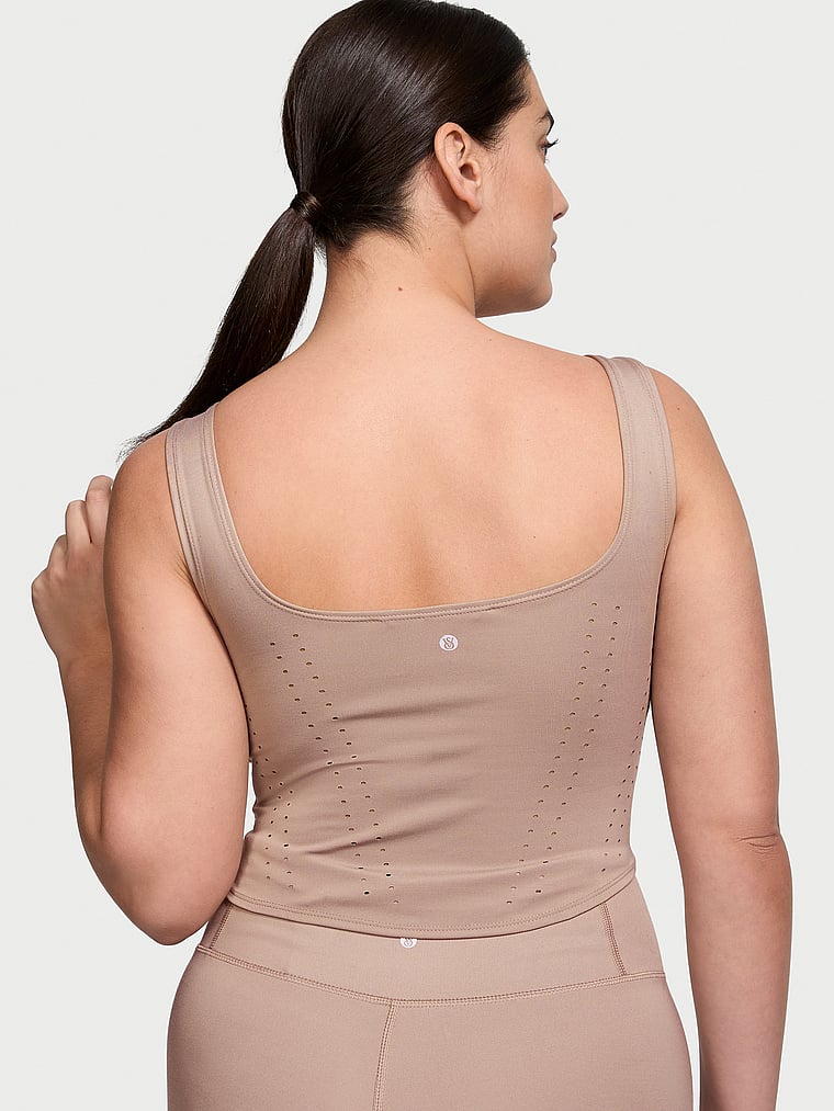 VS Essential Perforated Corset Top