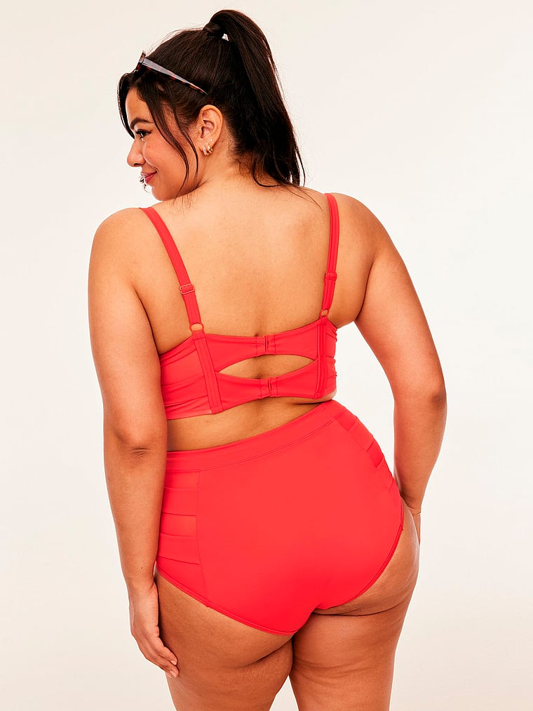 Victoria's Secret, Adore Me Daeny Swim Bottom, Bittersweet, onModelFront, 1 of 4