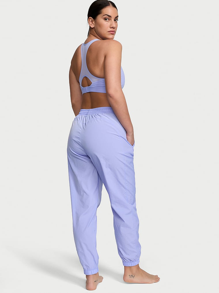 Victoria secret blue Stripe Jogger pants m ;;;
