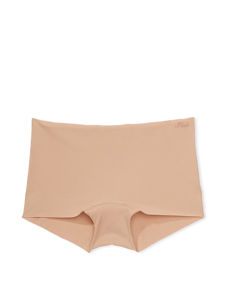 PINK No-Show Boyshort Panty, Praline, offModelFront, 1 of 1
