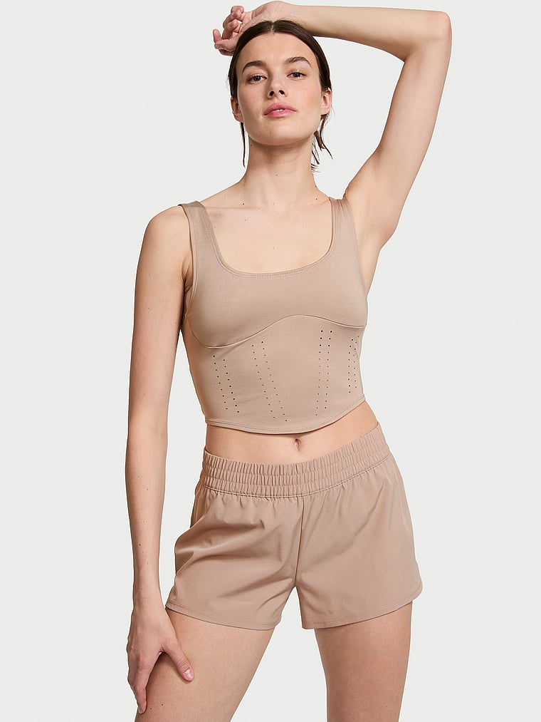 VS Essential Perforated Corset Top