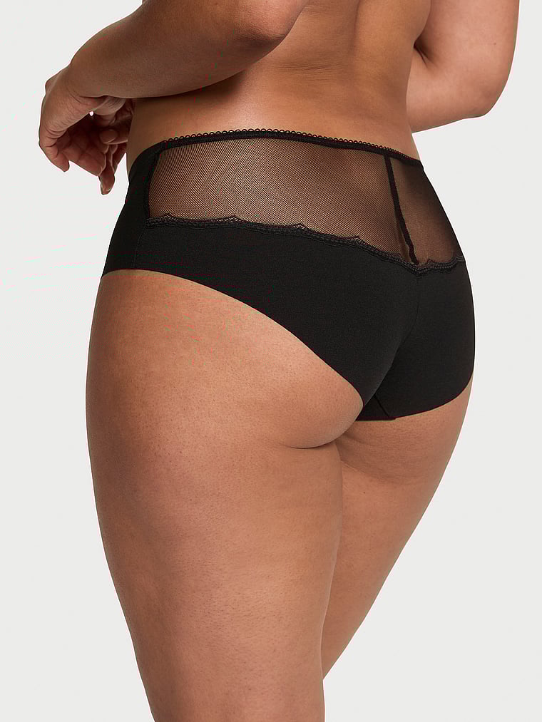 No-Show Lace-Back Hiphugger Panty