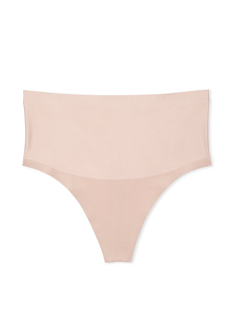 Victoria's Secret, Body by Victoria SmoothingShimmer™ Thong Panty, Macaron, offModelFront, 3 of 3