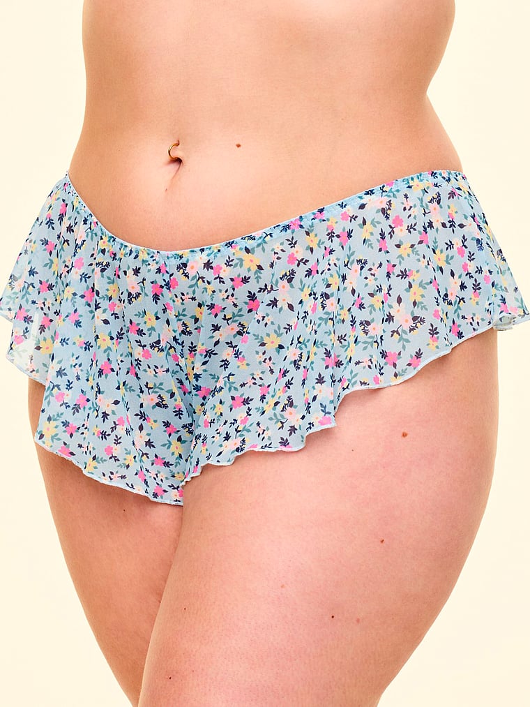 Victoria's Secret, Adore Me Graciela Cheeky Panty, Romantic Ditsy, offModelFront, 3 of 5