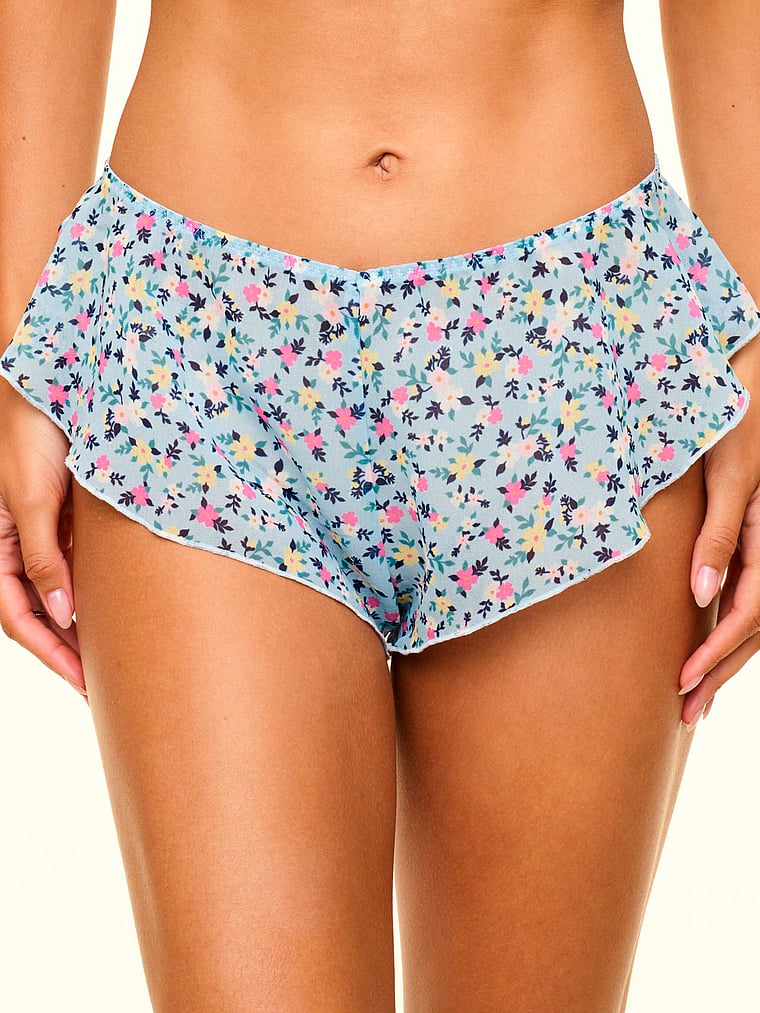Victoria's Secret, Adore Me Graciela Cheeky Panty, Romantic Ditsy, onModelFront, 1 of 5