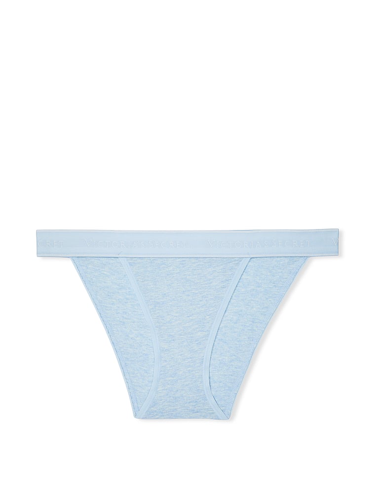 Logo Cotton Tanga Panty