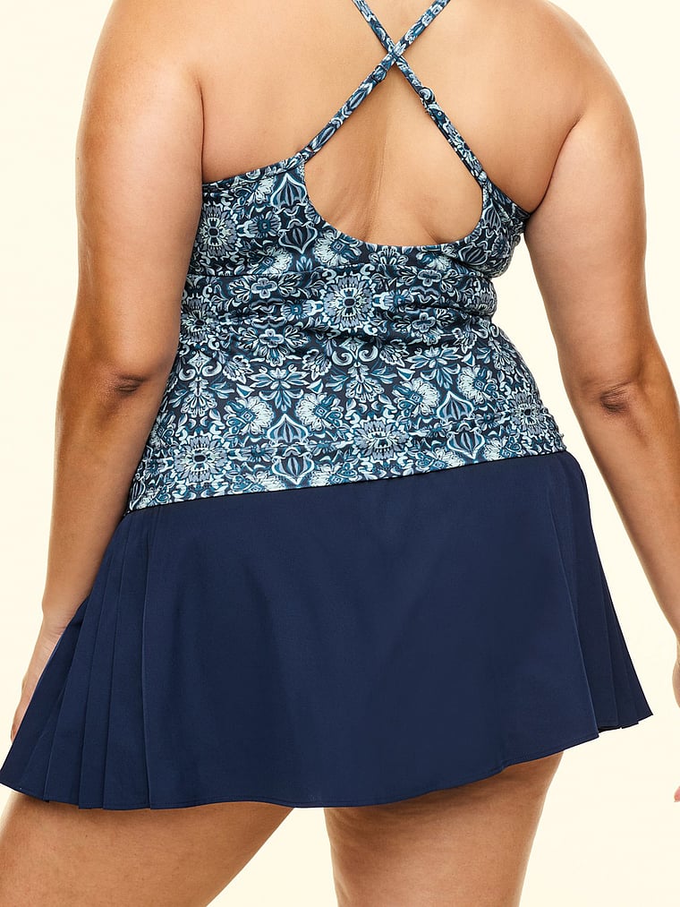 Victoria's Secret, Adore Me Birdie Active Skort, Medieval Blue, detail, 6 of 6