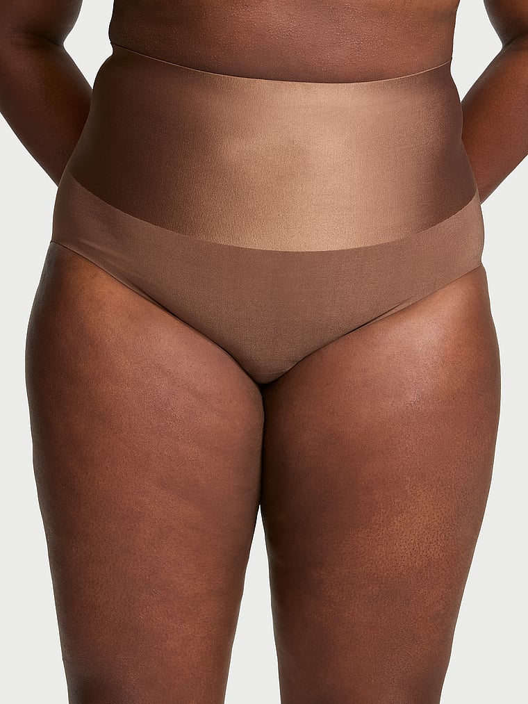 Victoria's Secret, Body by Victoria SmoothingShimmer™ Brief Panty, Mousse, onModelFront, 1 of 3 Grace is 5'11" or 180cm and wears Large
