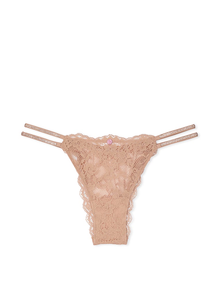 Twinkle Strap Lace Brazilian Panty