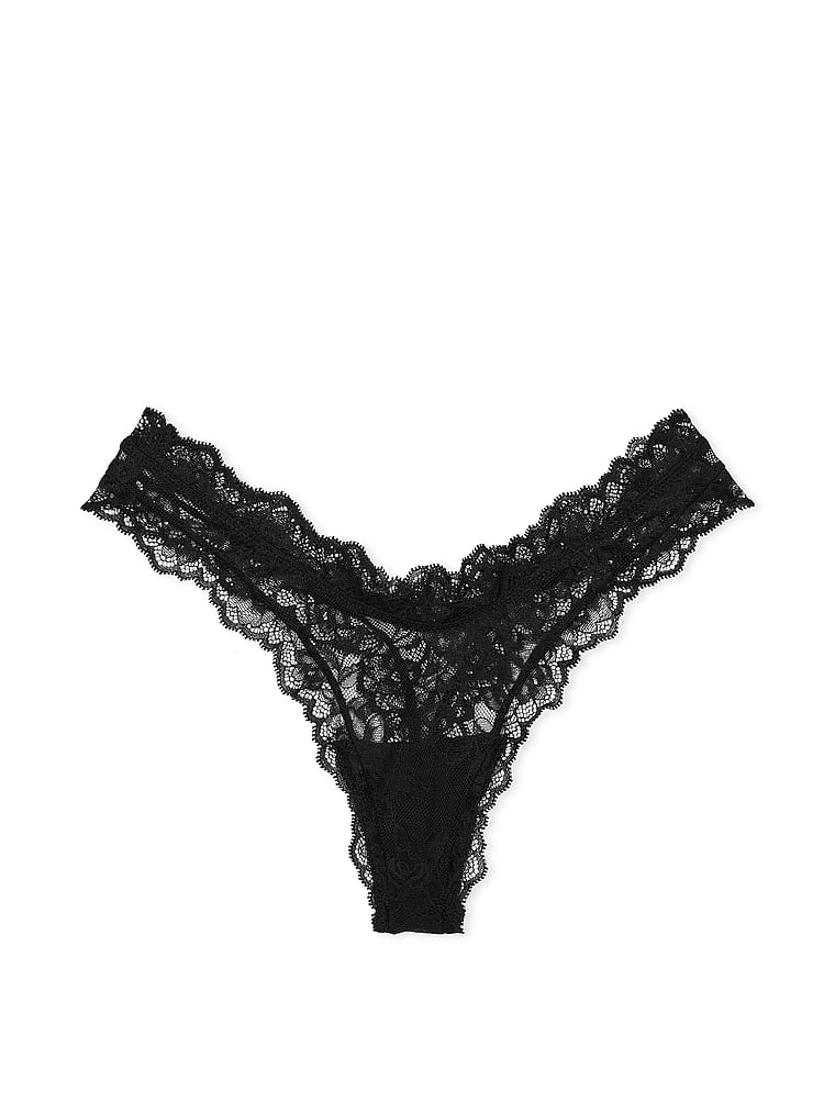 Icon by Victoria's Secret Lace Adjustable Thong Panty