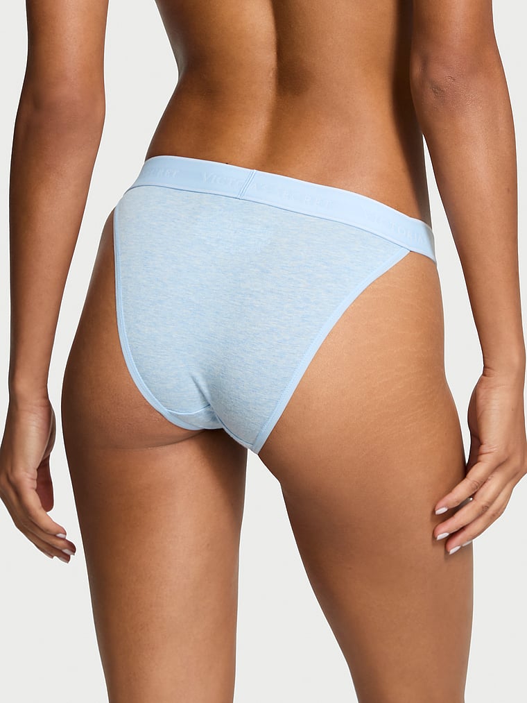 Logo Cotton Tanga Panty