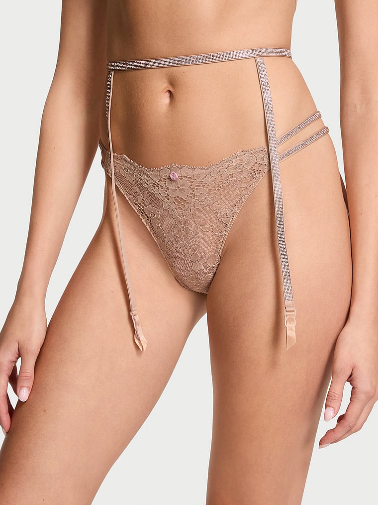 Victorias Secret Garter Strap Tube Top (S/M) main image 1