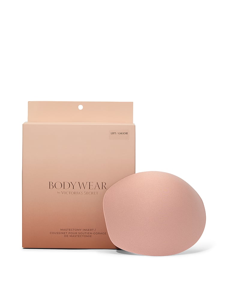Victoria's Secret, Body by Victoria Mastectomy Bra Insert - Right, Macaron, offModelFront, 1 of 2