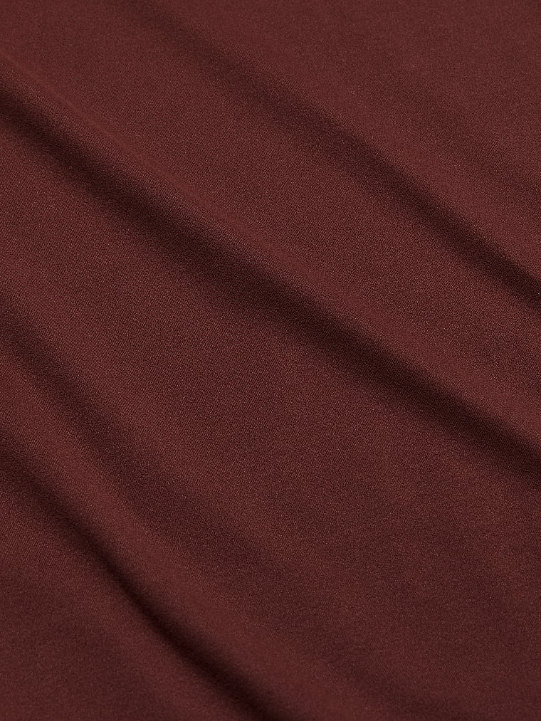 Victoria's Secret, Victoria's Secret BODYWEAR by Victoria with FeatherSoft™ Innovation Turtleneck Bodysuit, Ganache, detail, 4 of 4