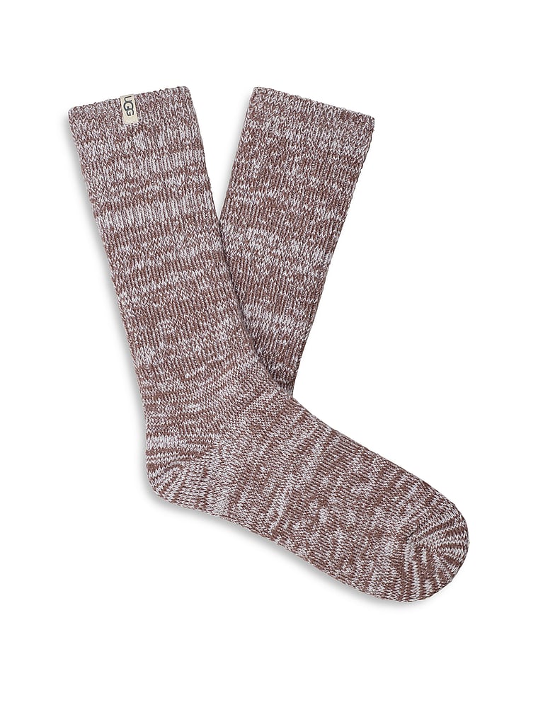 UGG® Rib Knit Slouchy Crew Sock, All Spice, detail, 2 of 2