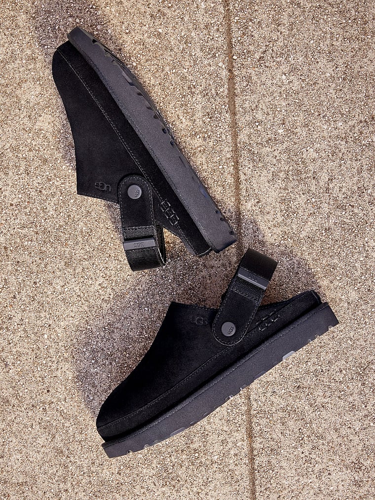 UGG® Goldenstar Clogs, Black, detail, 3 of 3