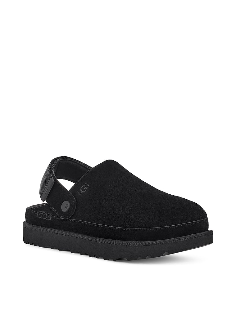 UGG® Goldenstar Clogs, Black, onModelFront, 1 of 3