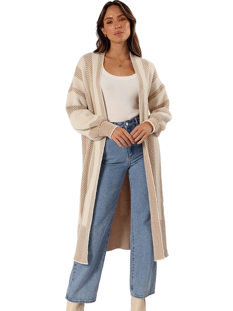 Cardigan Long Victoria's Secret, Coton Blanc, Taille M