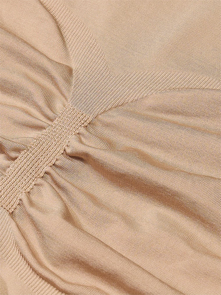 Victoria's Secret, Victoria's Secret Shapewear by Victoria SeamlessShaping™ Mid-Thigh Shorts, Praline, detail, 4 of 4