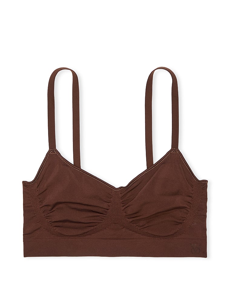 Victoria's Secret, Victoria's Secret Shapewear by Victoria SeamlessShaping™ Bralette, Ganache, offModelFront, 4 of 4