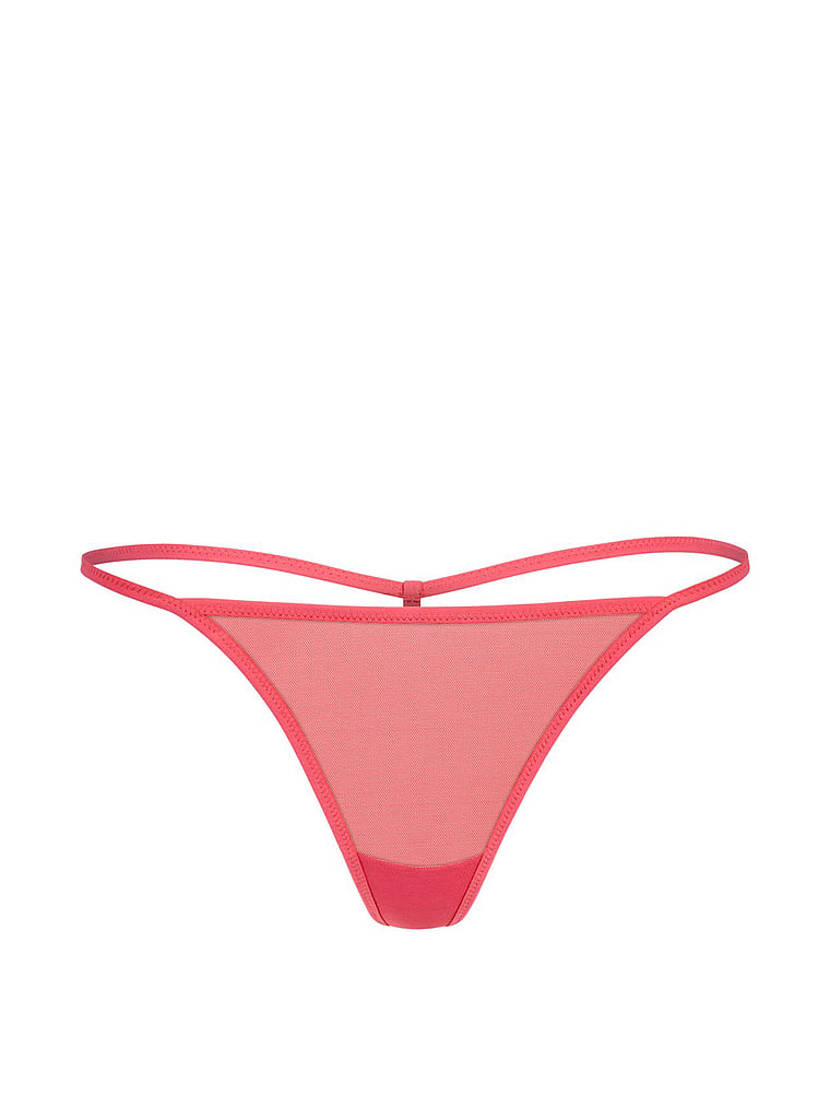 Victoria's Secret, Adore Me Miya G-String Panty, Cayenne, offModelFront, 3 of 3