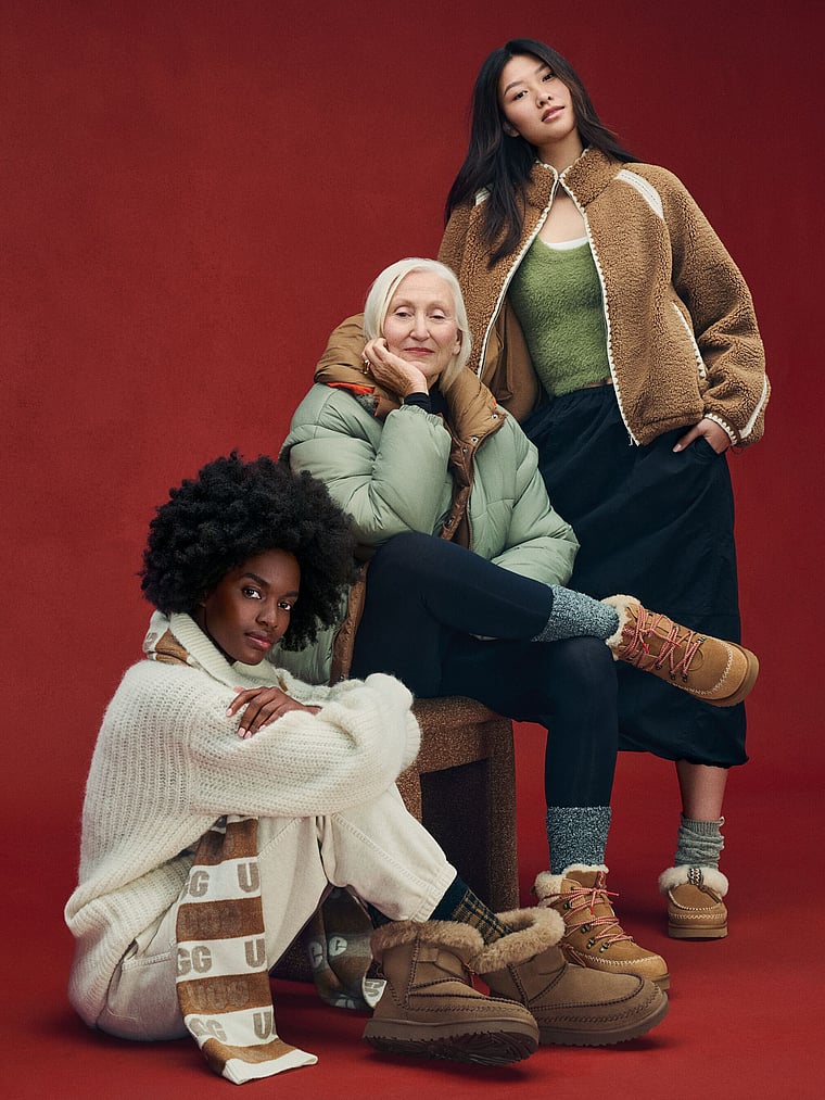 UGG® Classic Mini Alpine Lace Boots, Hickory, detail, 3 of 3