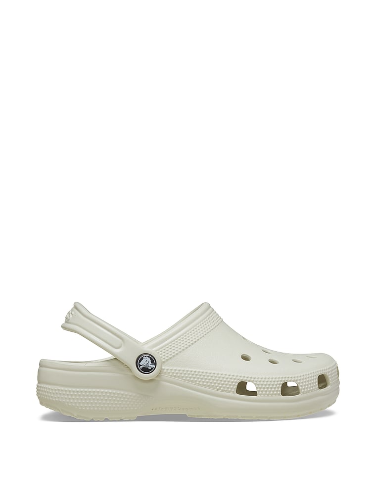 Crocs Classic Solid Clogs, Linen, onModelBack, 2 of 3