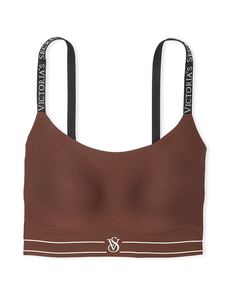 Victoria's Secret, The T-shirt Lightly Lined Comfort Bra, Ganache, offModelFront, 3 of 3