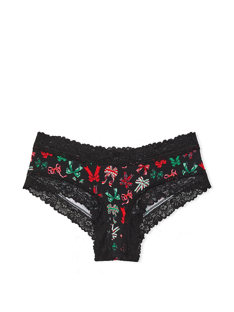 Lou Parallel Triangle Top + Lou Bow Cheeky Panties
