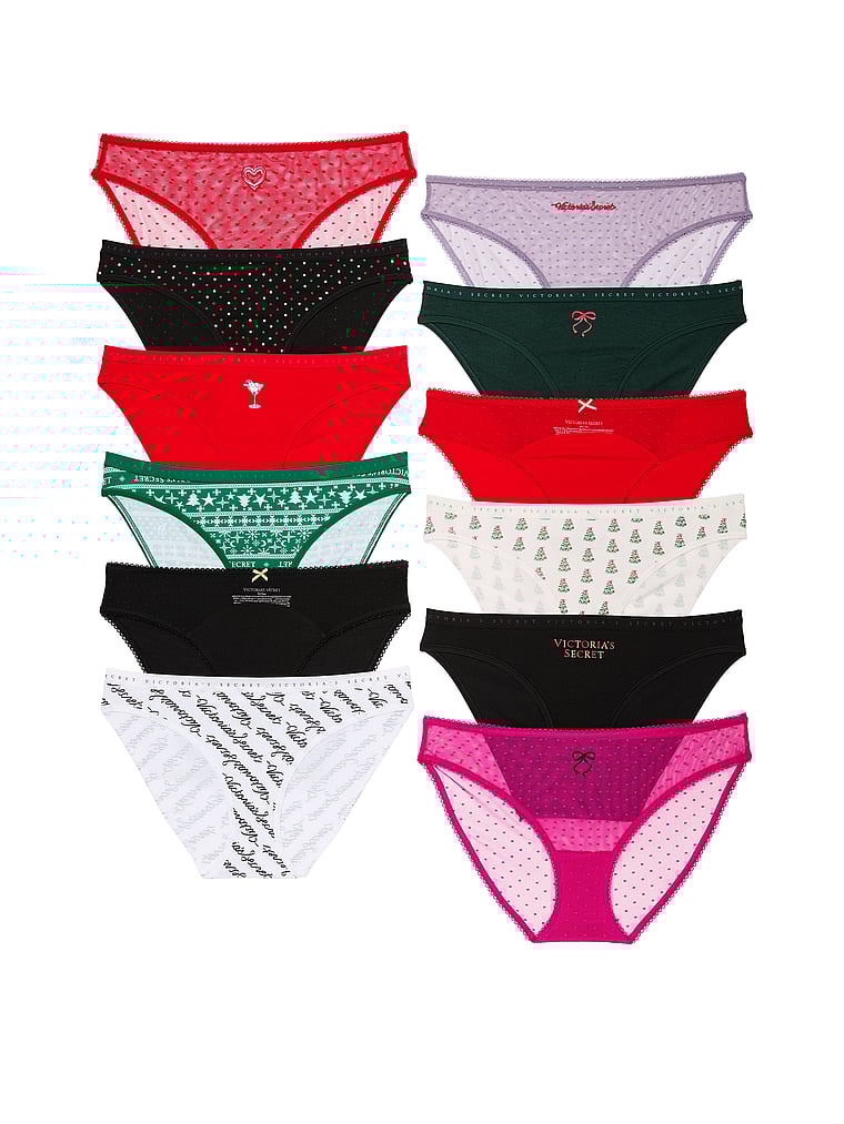 Buy 5Pack Stretch Cotton Bikini Panties Order PACKAGEDPANTY online