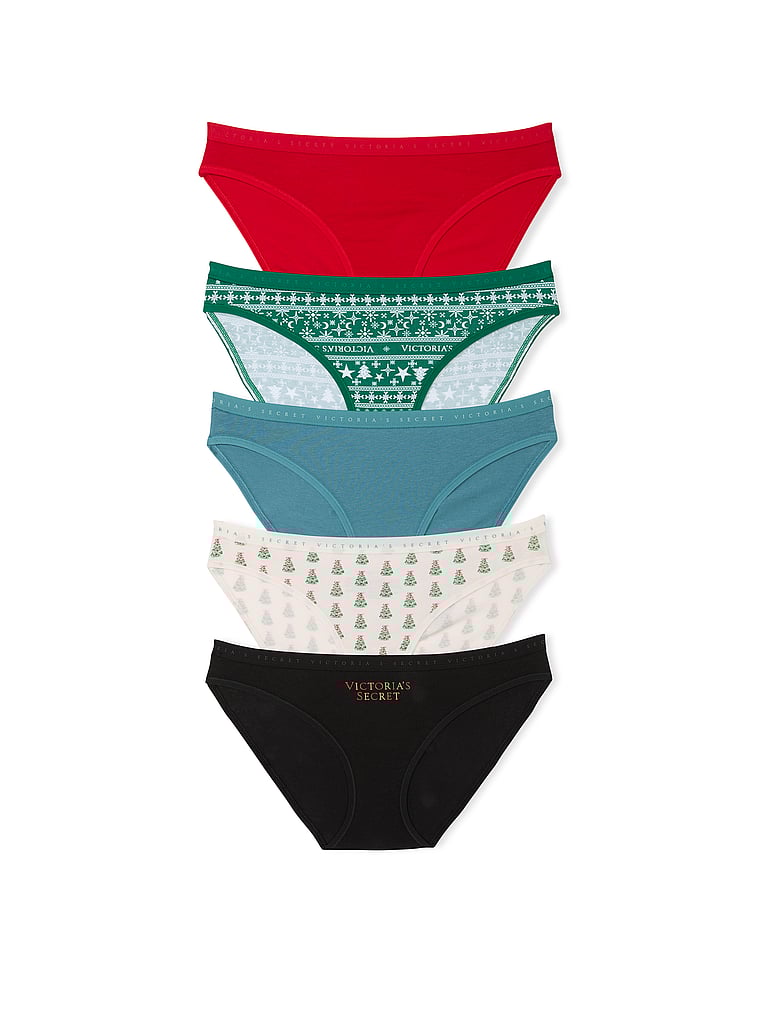 5-Pack Stretch Cotton Bikini Panties