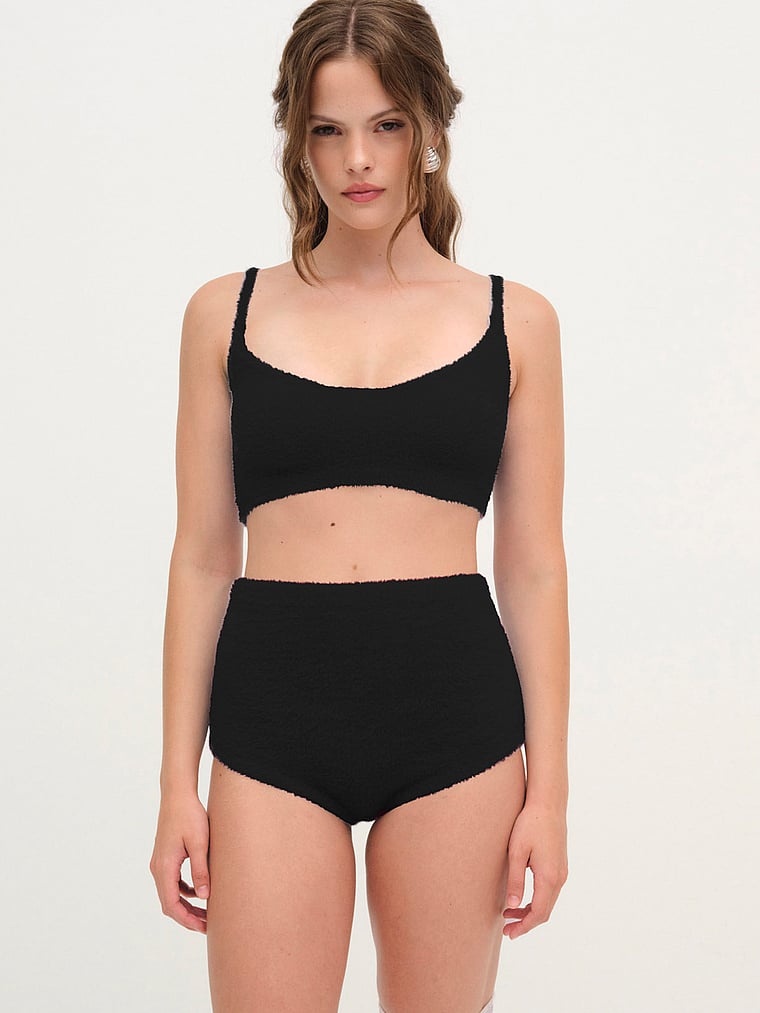 Victoria's Secret, For Love & Lemons Fiona Knit Short, onModelSide, 3 of 4