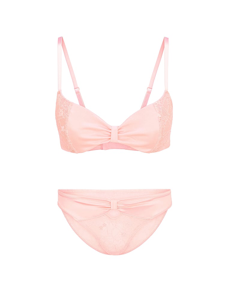 Victoria's Secret, Adore Me Eira Bikini Panty, Pearl, offModelFront, 3 of 4