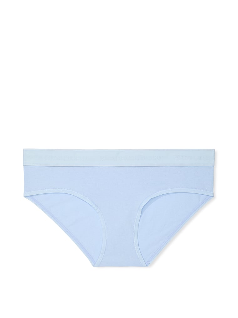Logo Cotton Shine Patch Hiphugger Panty