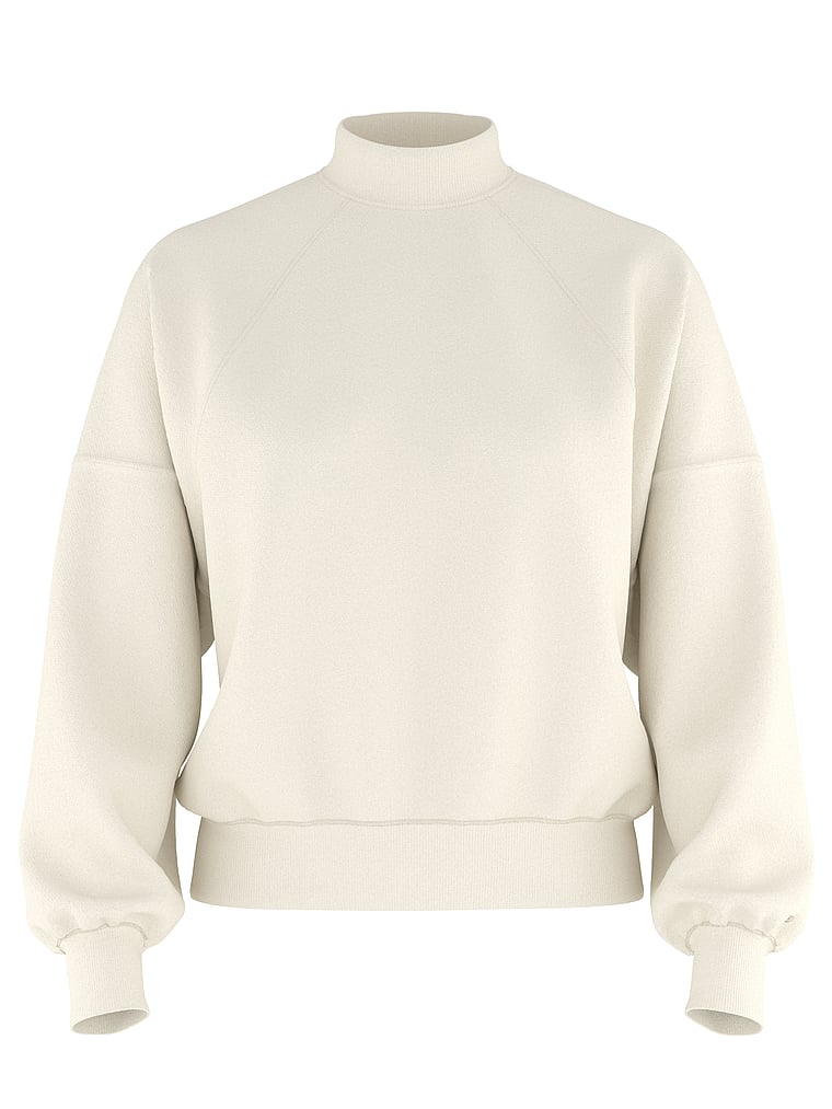 Ivy Fleece Mock-Neck Sweatshirt