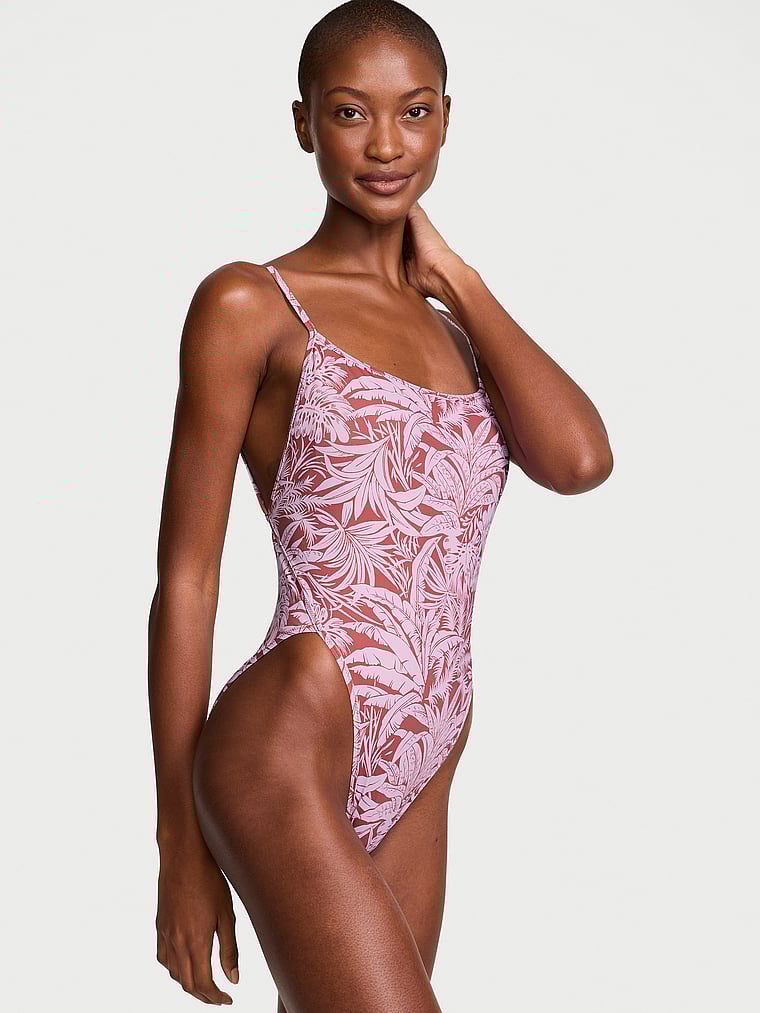 Essential High-Leg Cheeky One-Piece Swimsuit