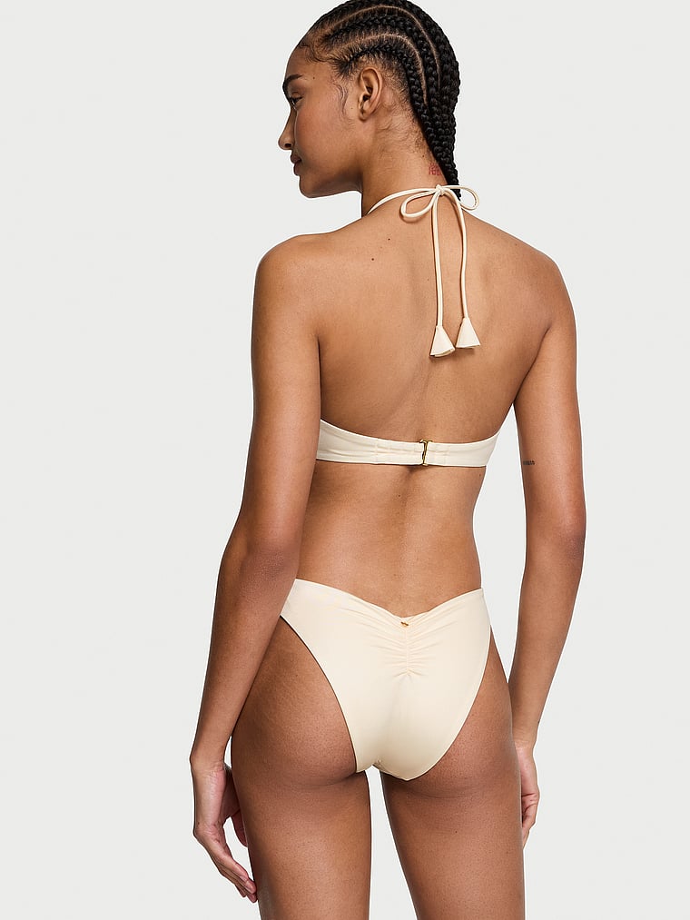 Rosette Bandeau Bikini Top