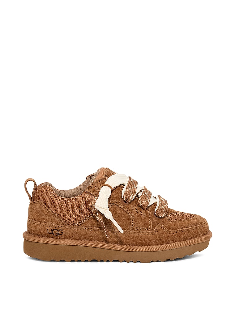 UGG® Lo Lowmel Sneaker, Chestnut, onModelBack, 2 of 3