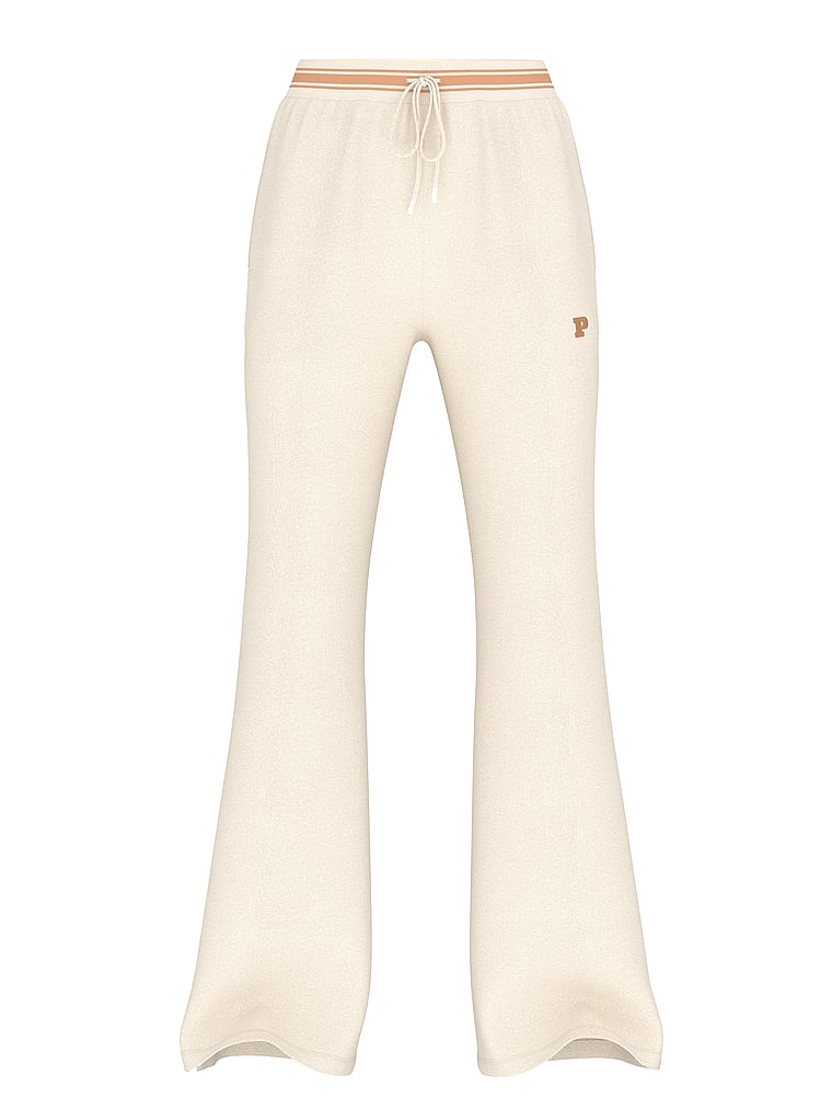 Ivy Fleece Split-Hem Flare Sweatpants