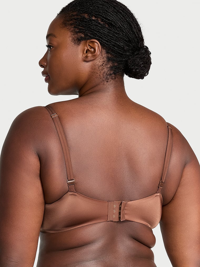 Victoria's Secret, Very Sexy Smooth Push-Up Bra, Mousse, onModelBack, 2 of 3 Grace is 5'11" or 180cm and wears 38DD (E) or Large