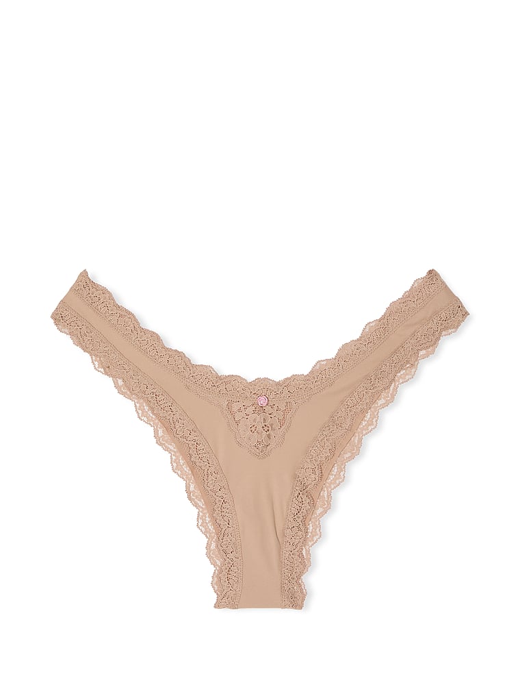 Twinkle Butterfly Lace Open-Back Brazilian Panty