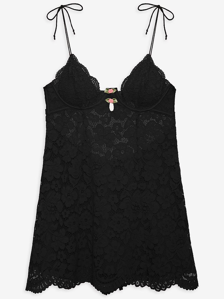 Buy Creamsicle Lace Slip Dress, Black - Order Slips online - Victoria's  Secret US