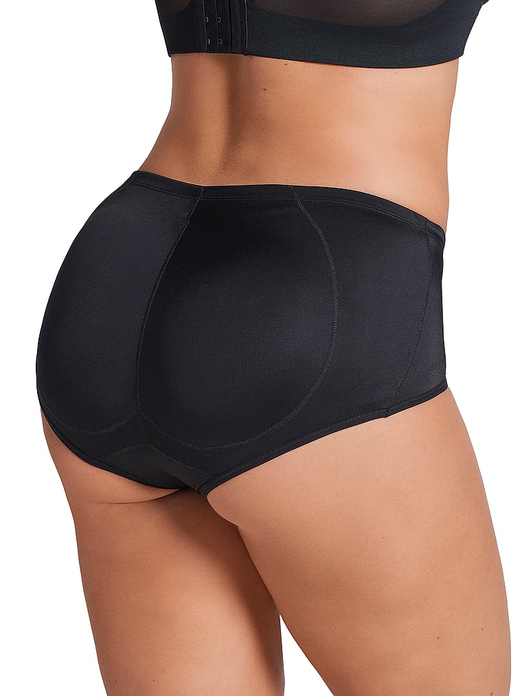 Victoria's Secret, Leonisa Shapewear Magic Instant Butt Lift Padded Panty, Black, onModelFront, 1 of 3