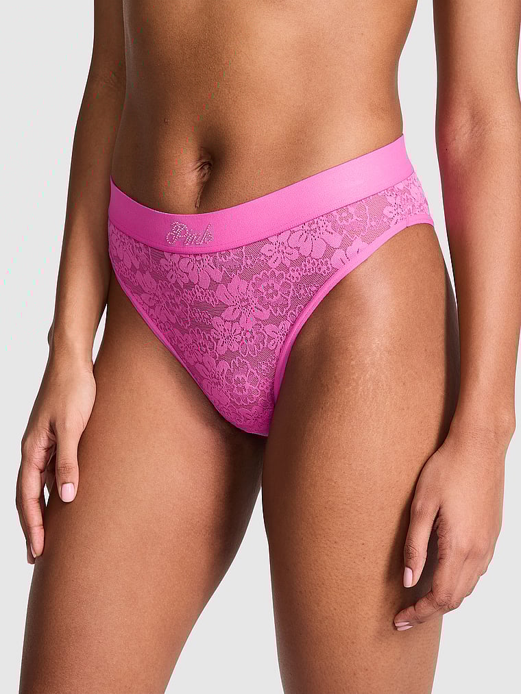 Bling Lacie Logo Brazilian Panty