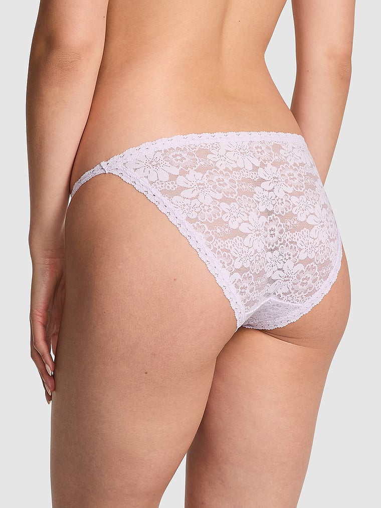 PINK PINK Wink™ String Bikini Panty, Purple Whisper, onModelBack, 2 of 3 Gloria is 5'9" and wears Small