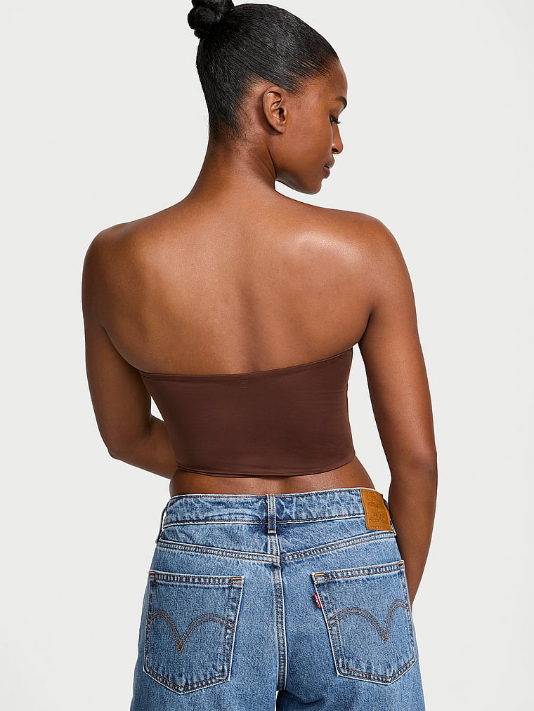 Victoria's Secret, Victoria's Secret Bodywear by Victoria's Secret with FeatherSoft™ Innovation Tube Top, onModelBack, 2 of 4