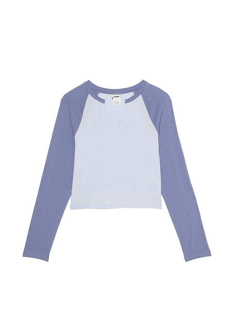 Retro Long-Sleeve Cotton Tee