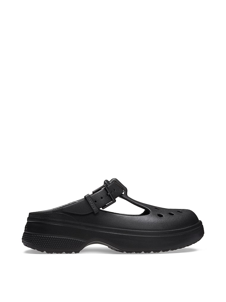 Crocs Classic Mary Jane Clog, Black, onModelBack, 2 of 4