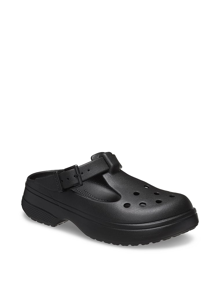 Crocs Classic Mary Jane Clog, Black, onModelFront, 1 of 4