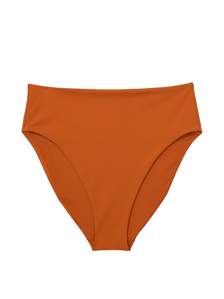 Victoria's Secret, Victoria's Secret Swim Essential High-Waist Full-Coverage Bikini Bottom, offModelFront, 3 of 3